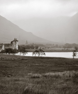 Kilchurn Castle, Rain Storm