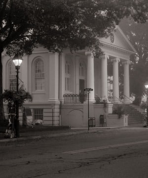 Foggy Morning at Fauquier County Courthouse
