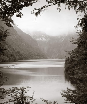 Koenigsee on a Rainy Morning